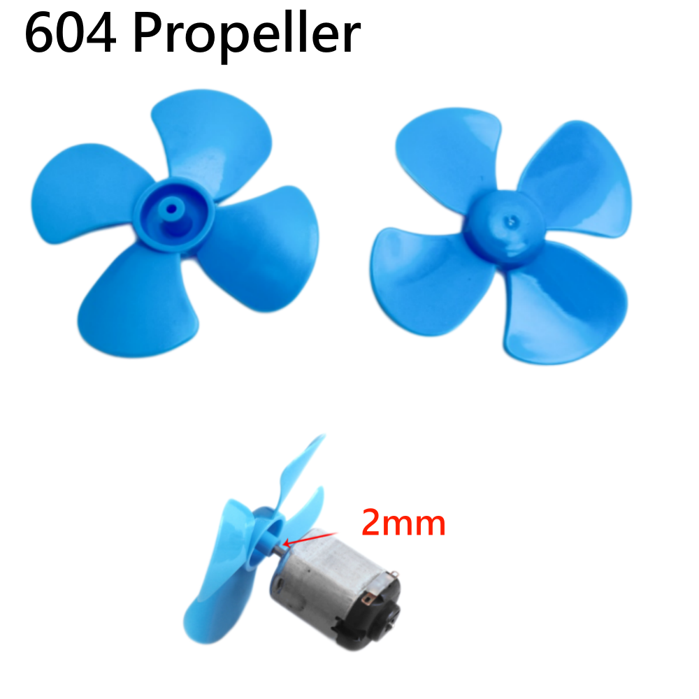 Science Experiment - 10pcs 604 4‑Blade Propeller 1.95mm Hole