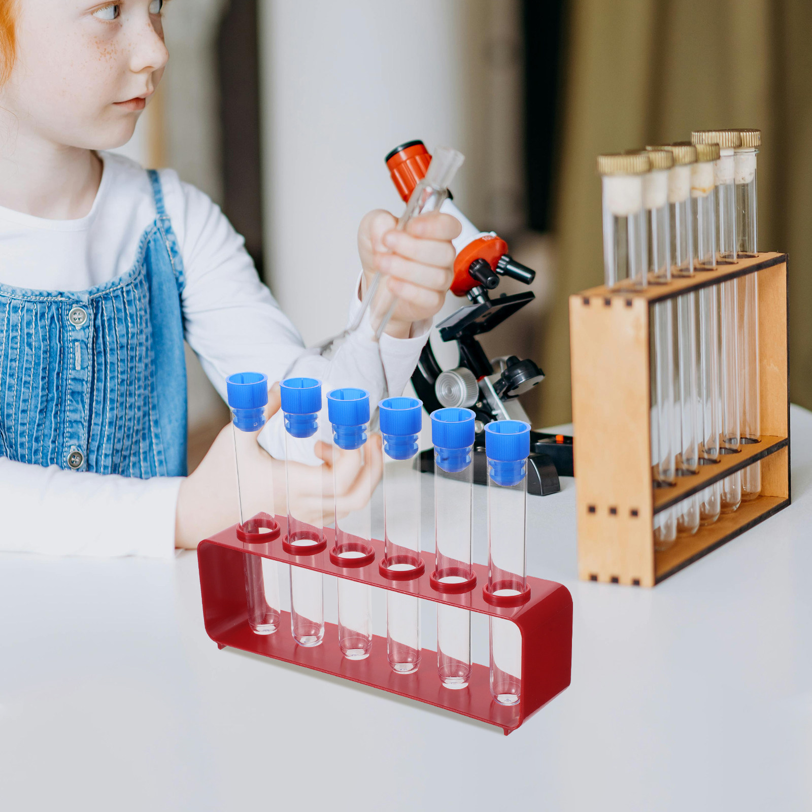 1Set Science Test Tubes Clear  - огляд і ціна Chemistry Set Beginner