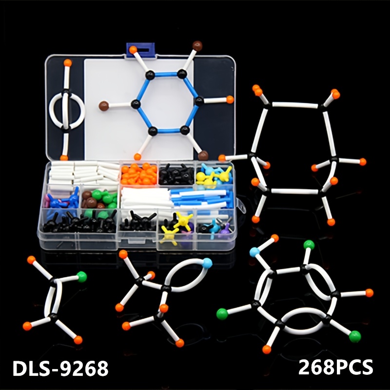 268Pcs Molecular Model Kit Box - огляд і ціна Chemistry Set Beginner
