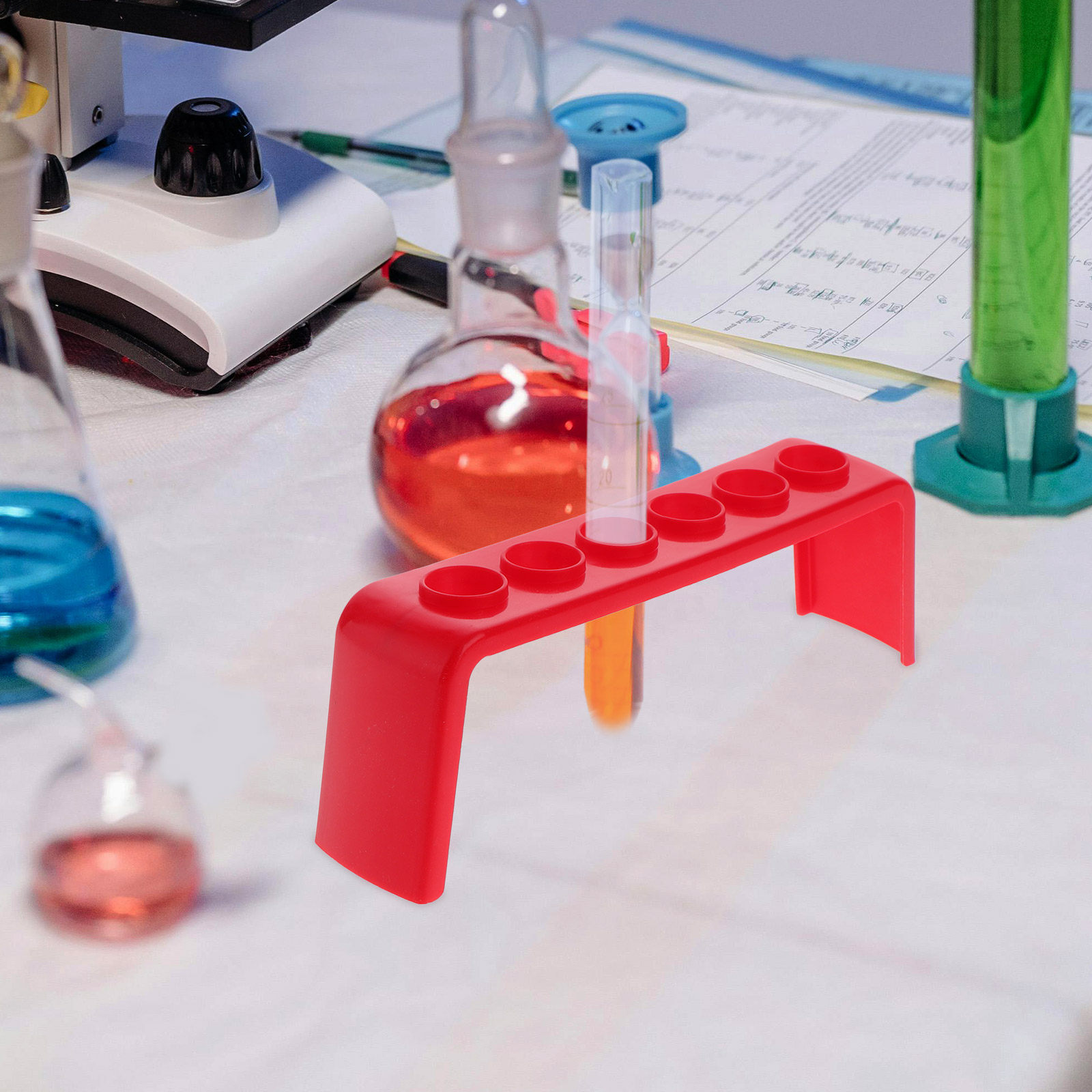 4Pcs Science Lab Test Tube Rac - огляд і ціна Science Experiment